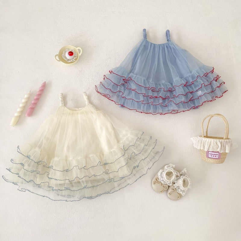 【BABY&KID】夏新作チュールキャミプリンセスワンピースSK105514
