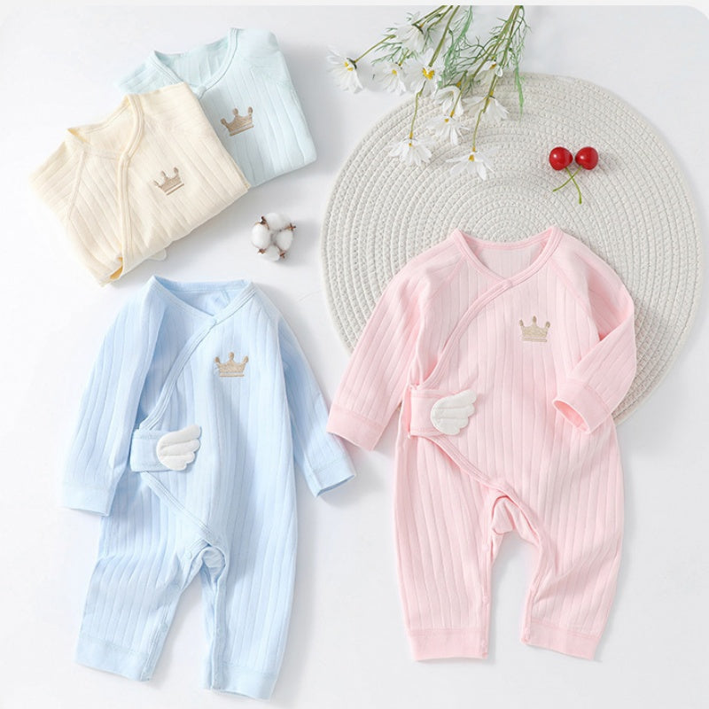 【BABY】北欧風天使ワッペンカバーオールSK104404