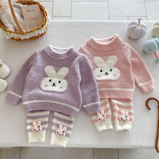 【BABY】うさぎふわもこセットアップSK101421