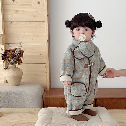 【BABY】冬新作韓国風あったかカバーオール&マフラーSK103214