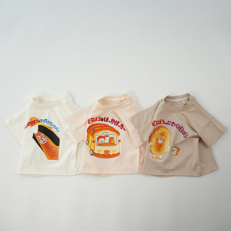 【親子】夏新作 キャラクターTシャツSK090808
