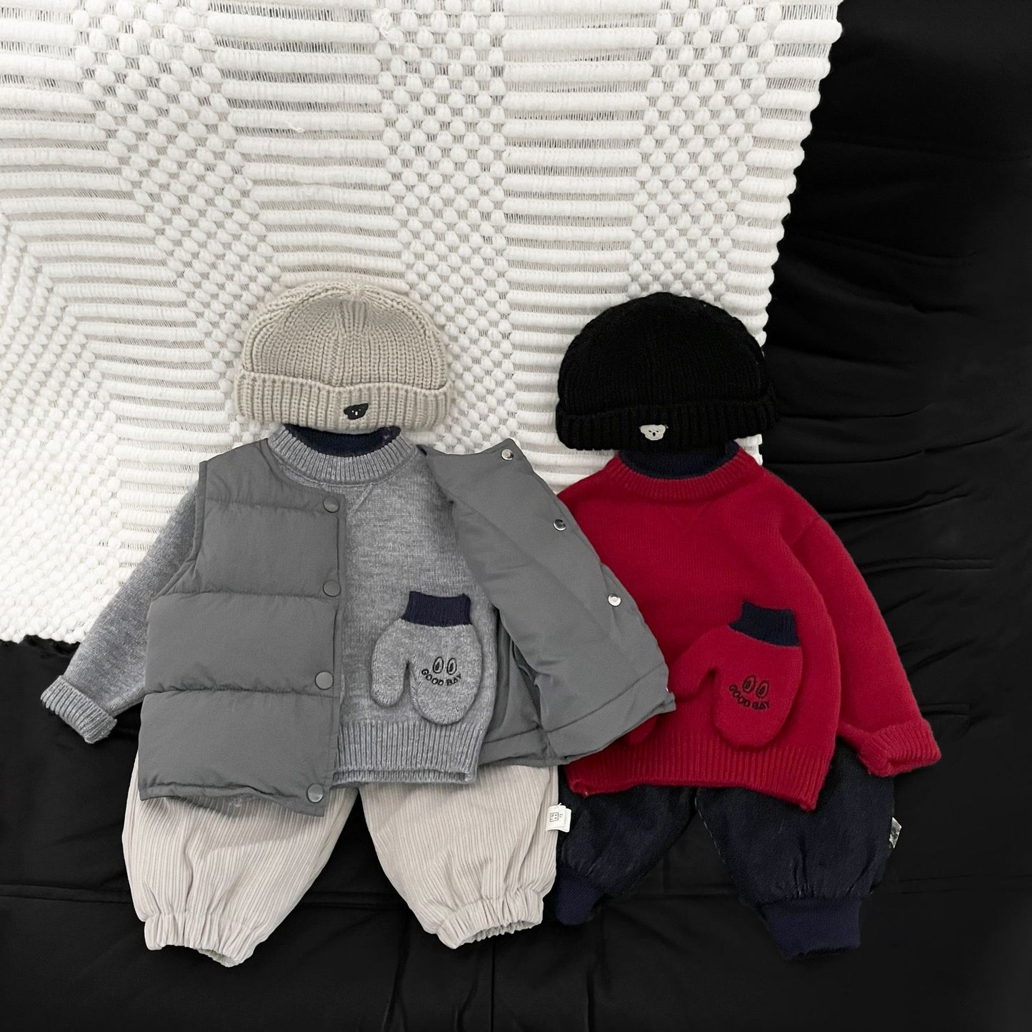 【BABY&KID】冬新作おててモチーフニットSK103017