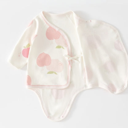 【BABY】北欧風フルーツ＆アニマル総柄ロンパースSK104408