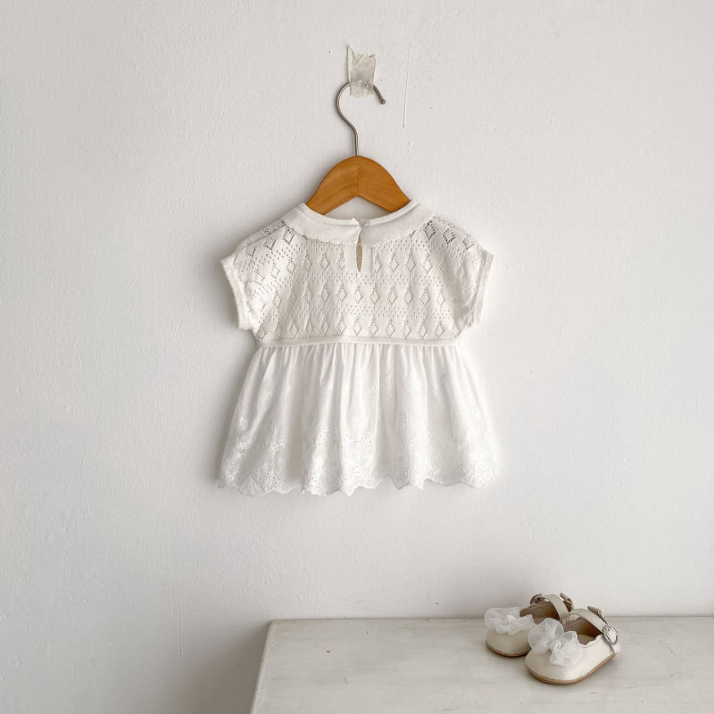 【BABY&KID】夏新作 ノースリーブニットトップスSK080107