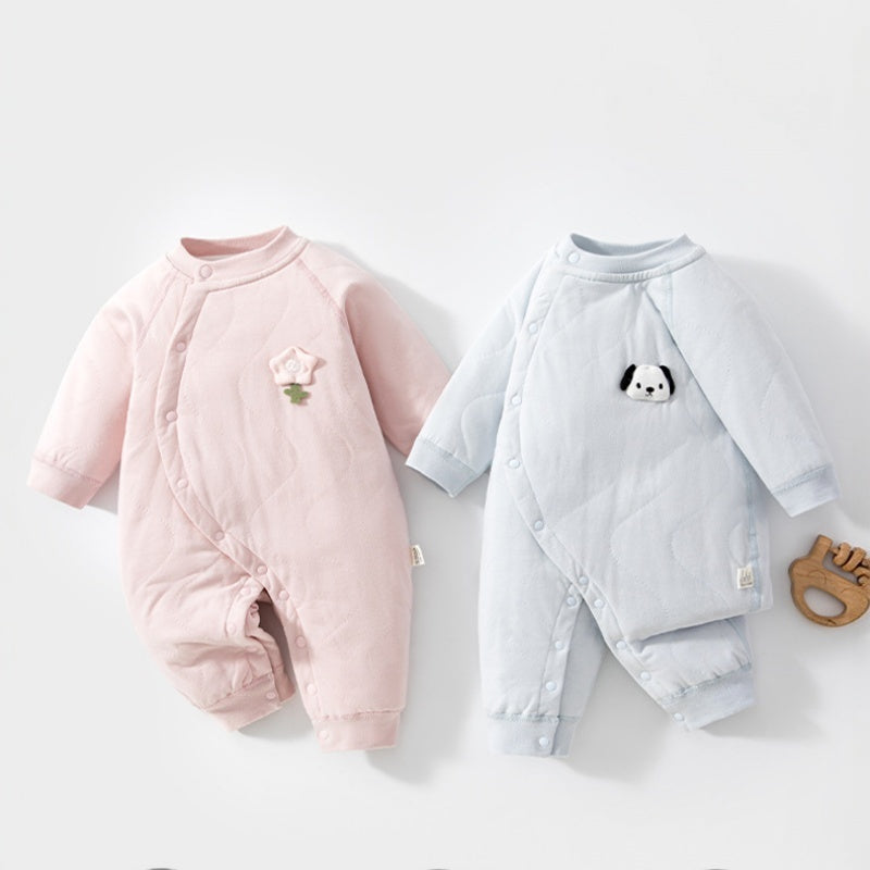 【BABY】Winter New Arrival Cartoon Patchwork Quilted Coverall SK108208