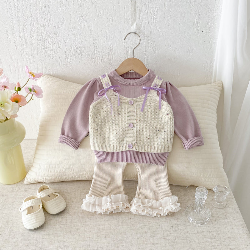 【BABY&KID】おしゃれニットセットアップSK092436