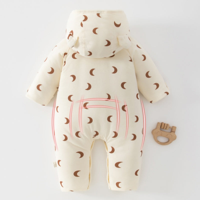 【BABY】冬新作北欧風月柄中綿カバーオールSK102629