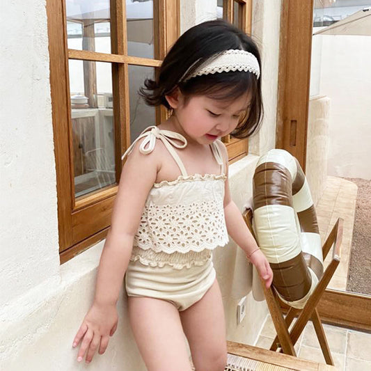 【BABY&KID】夏新作 レースフリル水着SK090902