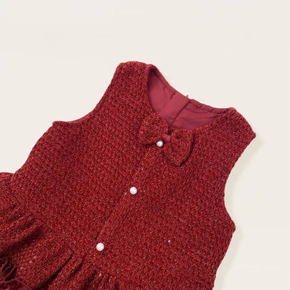 【BABY&KID】冬新作 小香風ジャンパースカート＆ニットセーターSK102427