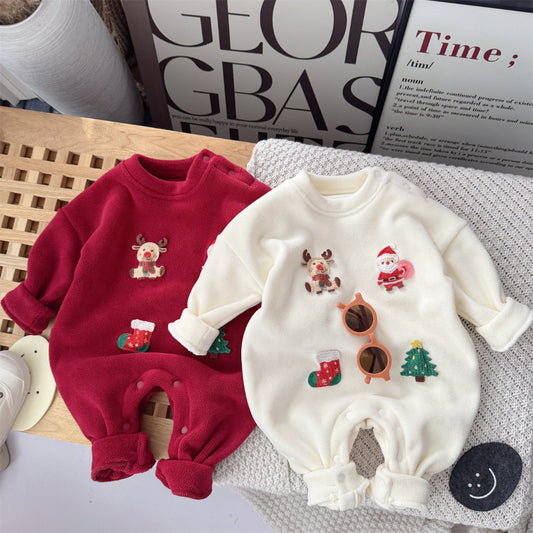 【BABY】クリスマスあったかカバーオールSK103220