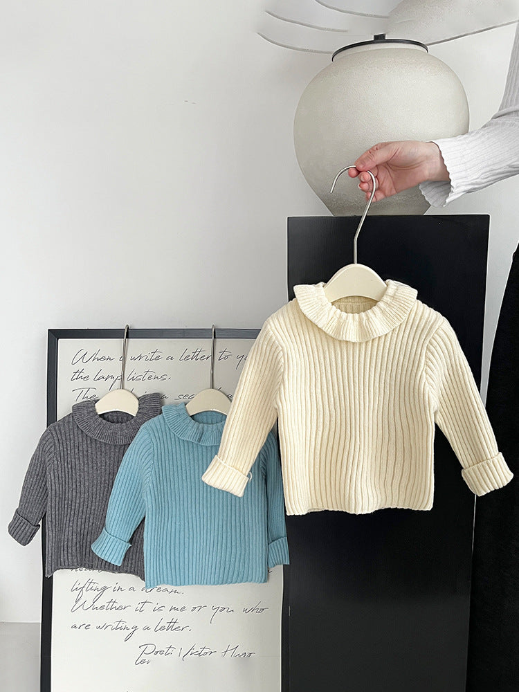 【BABY&KID】冬新作ドールカラーニットトップスSK11421