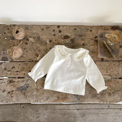 【BABY】刺繍翻襟TシャツSK092828