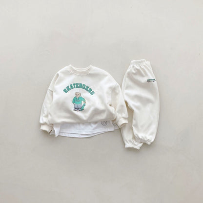 【BABY&KID】SKATEBOAROオシャレセットアップSK030313