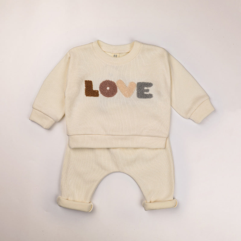 【BABY&KID】英字刺繍セットアップSK030307