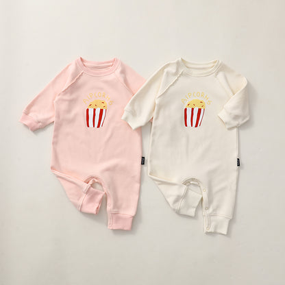 【BABY&KID】北欧風 ポテトチップス柄オールインワンSK012518