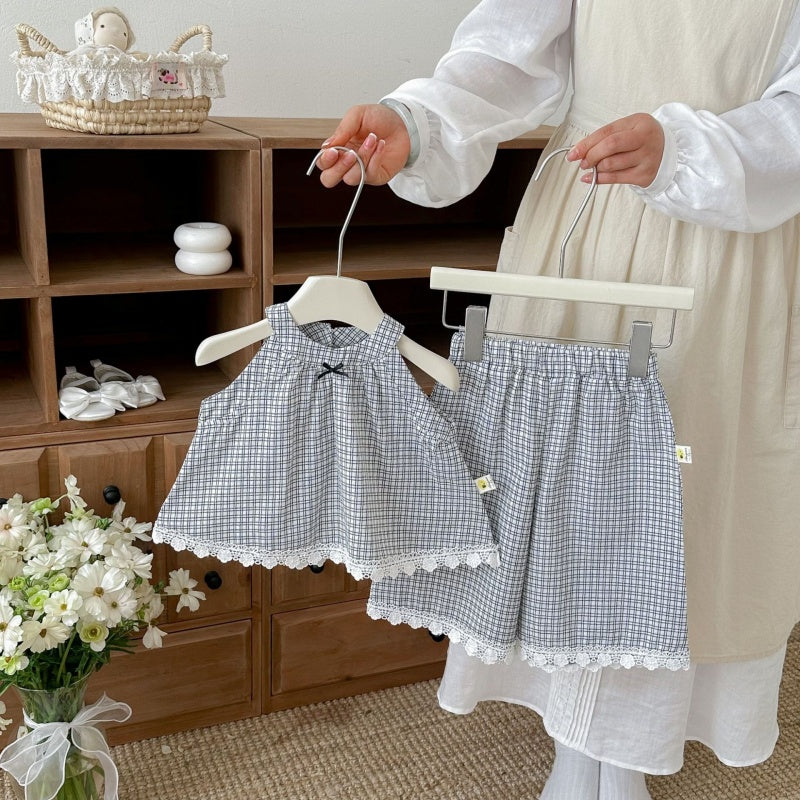 【BABY&KID】夏新作チェックセットアップSK105803