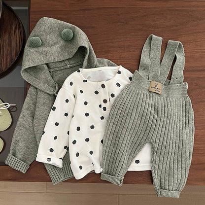 【BABY】ニットサロペットカバーオールSK102323