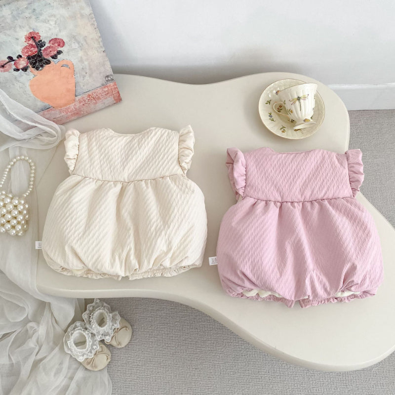 【BABY&KID】冬新作蝶結び裏起毛ベストSK102734