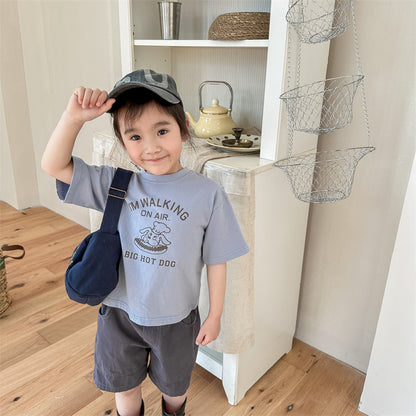 【BABY&KID】夏新作 クルーネックキャラクタープリントTシャツSK091619