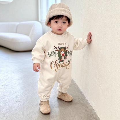 【BABY】クリスマス鹿カバーオールSK103201