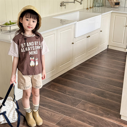 【BABY&KID】夏新作 ペンギン刺繍TシャツSK091622