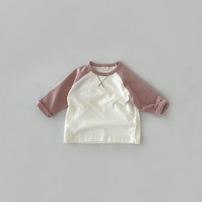 【BABY】シンプル配色TシャツSK102006