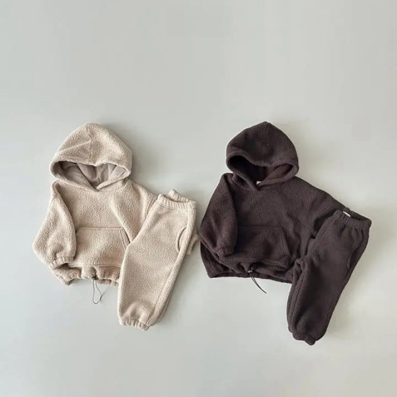 【BABY&KID】バイカラー起毛セットアップSK030710