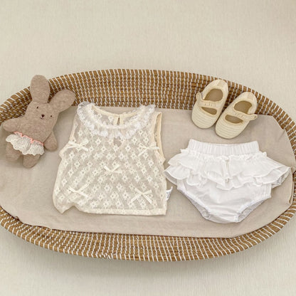 【BABY&KID】夏新作スウィート蝶結びセットアップSK105406