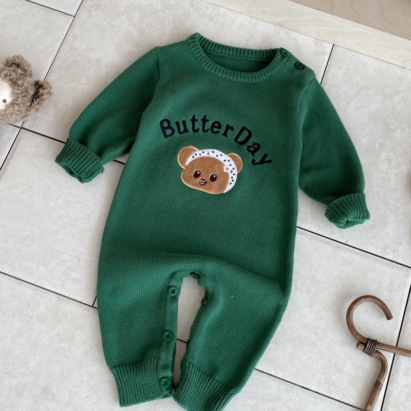 【BABY&KID】くまニットカバーオールSK092707