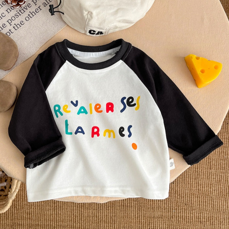 【BABY&KID】ロゴ配色TシャツSK100206