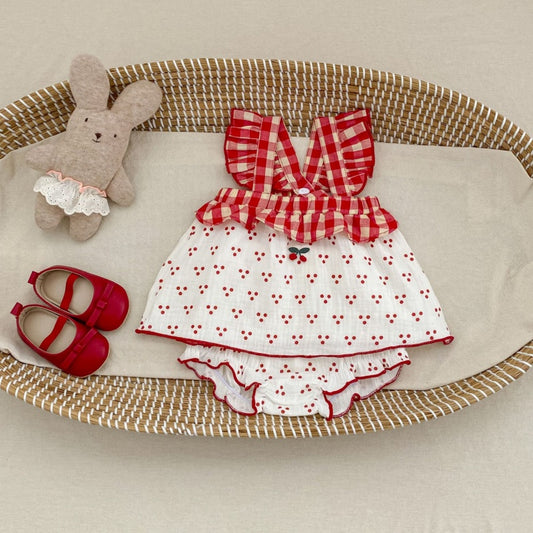 【BABY&KID】夏新作さくらんぼセットアップSK105409