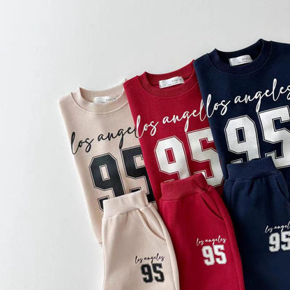 【BABY&KID】ナンバーロゴスウェットセットアップSK102636