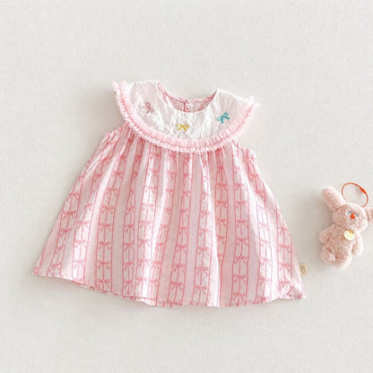 【BABY&KID】夏新作蝶結びワンピースSK106113