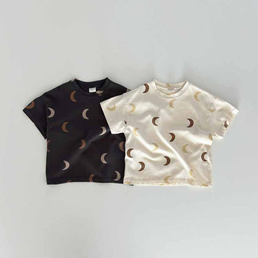 【BABY】夏新作 月総柄TシャツSK091723