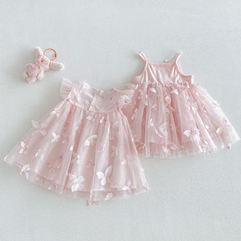 【BABY&KID】夏新作立体バタフライワンピースSK106112