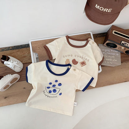 【BABY】夏新作 クッキー柄TシャツSK091721