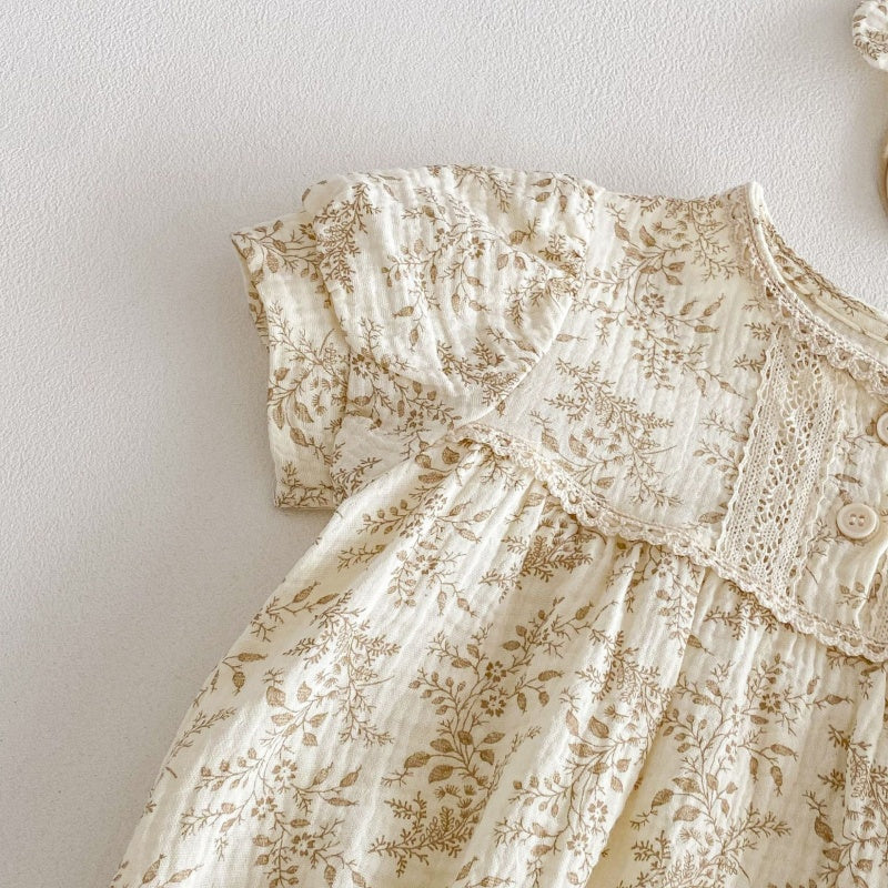 【BABY】夏新作しぼ感プリントロンパースSK104613