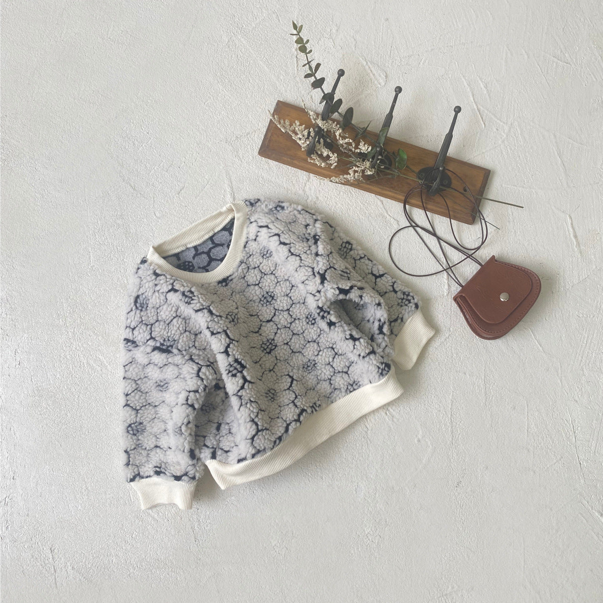 【BABY&KID】冬新作ハート＆フラワーシェイプトップスSK11311