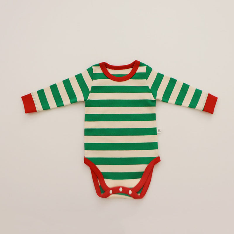 【BABY】ボーダーロンパースorTシャツ&レギンスSK101542