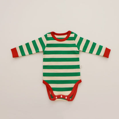 【BABY】ボーダーロンパースorTシャツ&レギンスSK101542