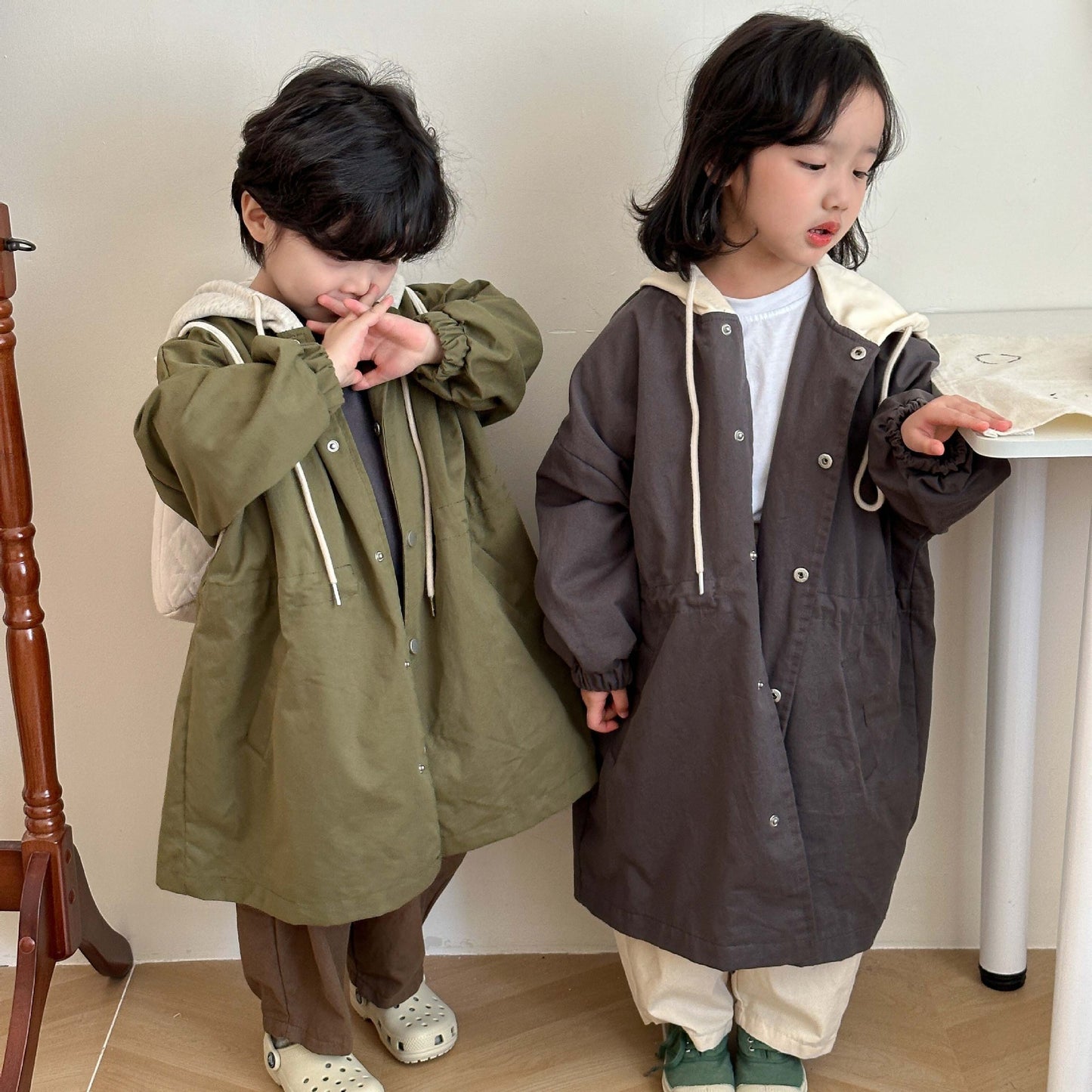 【BABY&KID】フード付きウインドブレーカーSK012611