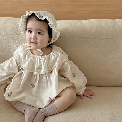 【BABY&KID】刺繍ブラウス、ブルマパンツSK100838