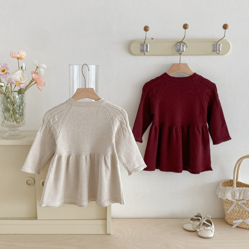 【BABY&KID】シンプルニットワンピースSK092713