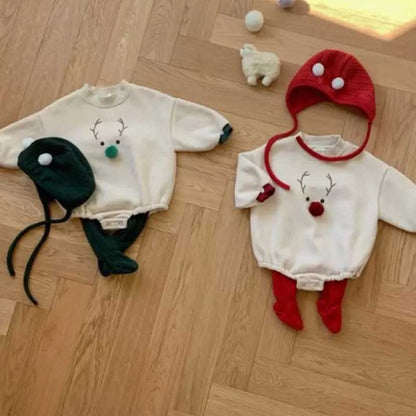 【BABY】ツリー刺繍カバーオールSK102806