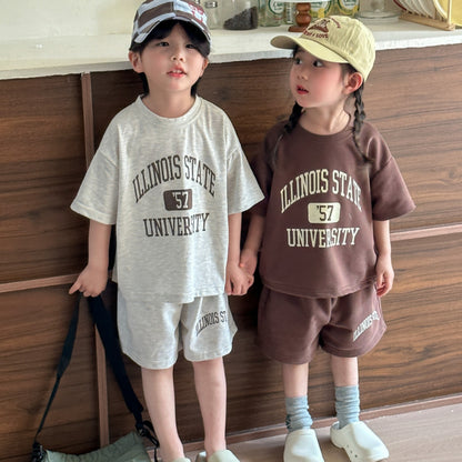 【BABY＆KID】夏新作 ILLINOIS STATEセットアップ SK063002