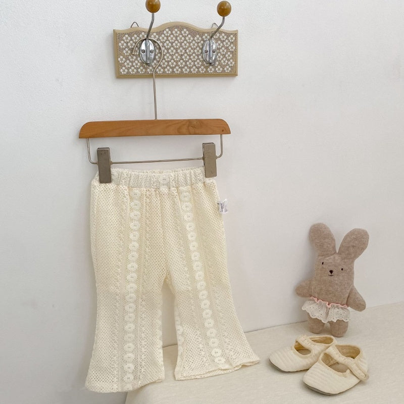 【BABY&KID】夏新作 透かし編みセットアップ、パンツSK104930