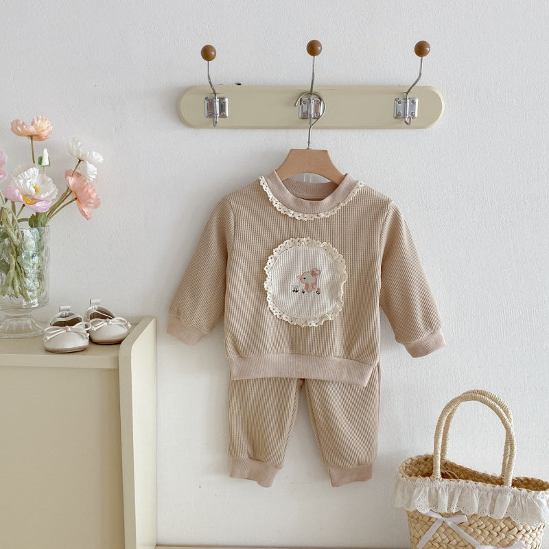 【BABY&KID】クルーネックうさぎセットアップSK092710