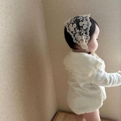 【BABY】ドールカラーレースロンパースSK100719