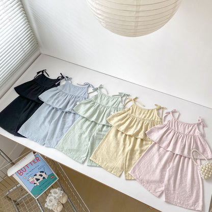 【BABY&KID】夏新作 キャミソール＆ワイドパンツSK082613