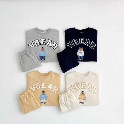 【BABY&KID】クマ柄セットアップSK020911